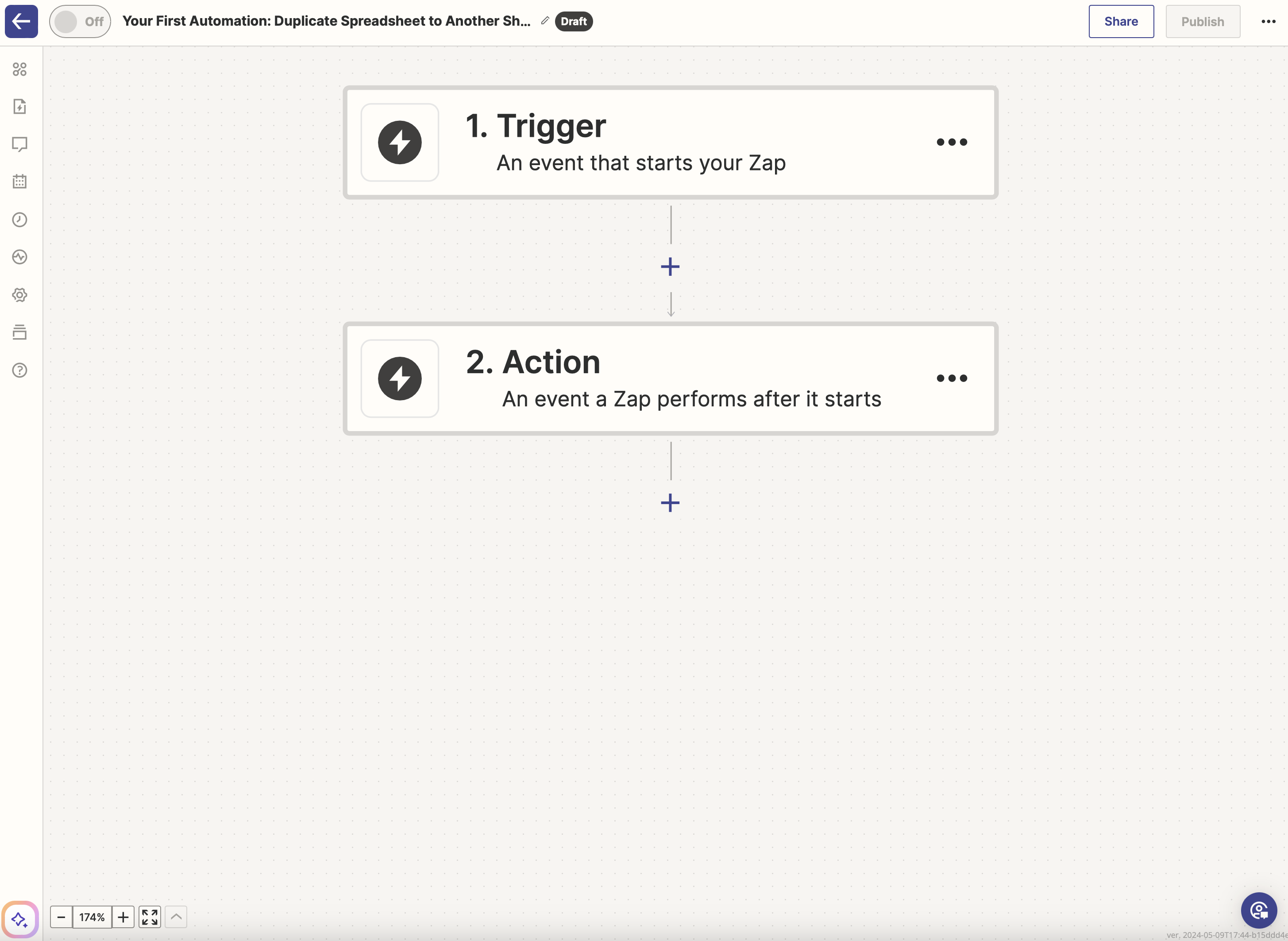 Your First Automation: Duplicate a Spreadsheet Zapier